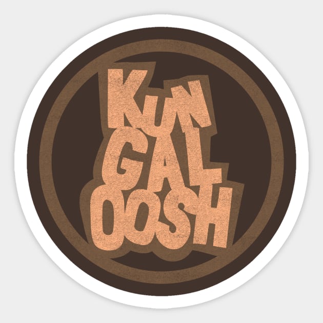 Kungaloosh Sticker by Heyday Threads